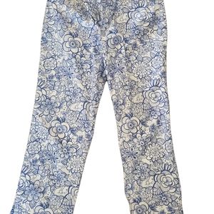 Lilly Pulitzer Flat Front Capri Pants Sz 8